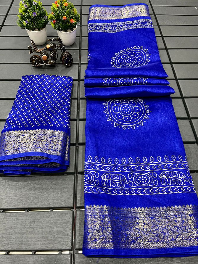 Gola By Wow Tussar Silk Printed Sarees Catalog